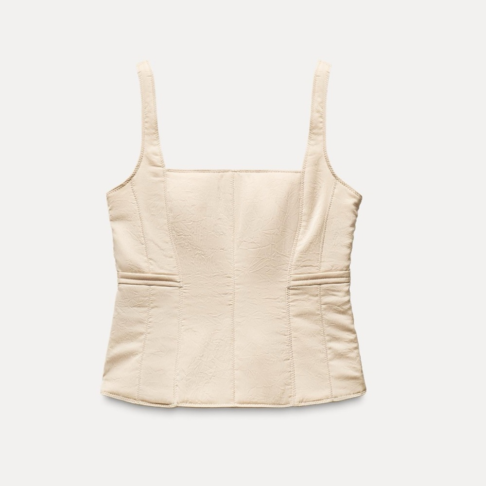 Zara Padded Bustier Top